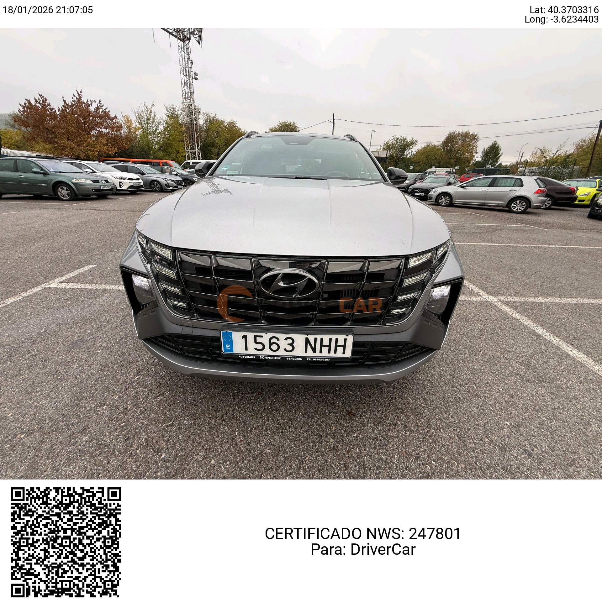 Reportaje fotográfico certificado